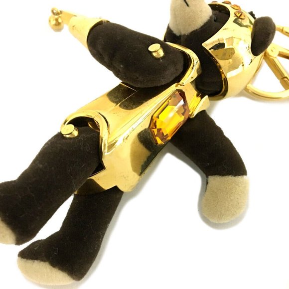 PRADA Beatrick Robot Color Stone Key Holder Charm /1A7619 - Picture 5 of 8